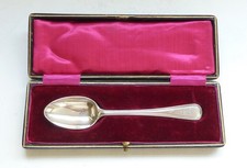 Antique Sterling Silver Spoon, London 1880, by George Adams, in fitted box