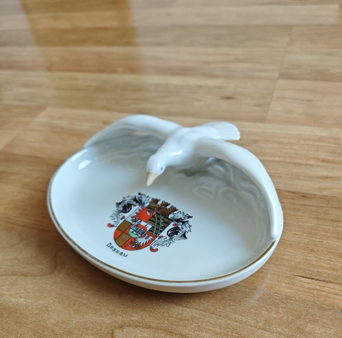 Porcelain bowl ashtray - ashtray, by
