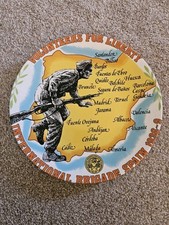Commemorative Plate For International Brigades -  Spanish Civil War