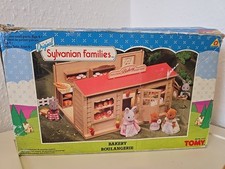 TOMY Original Boxed Vintage Sylvanian Families Bakery Boulangerie 1980s