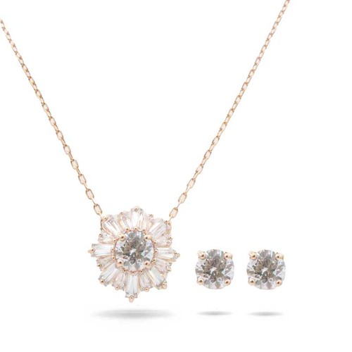 Swarovski rose gold necklace - swarovski,