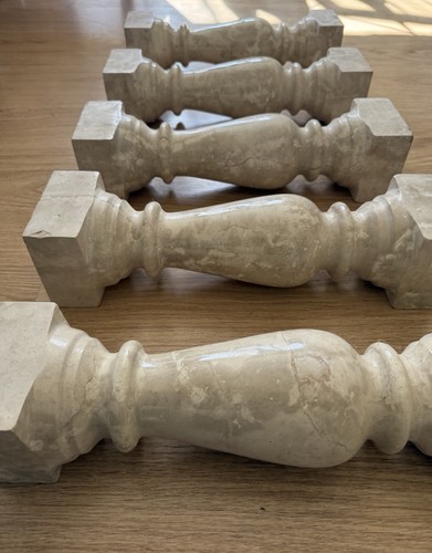 Solid marble balusters - x,