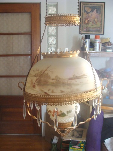 Antique victorian hanging - antique,