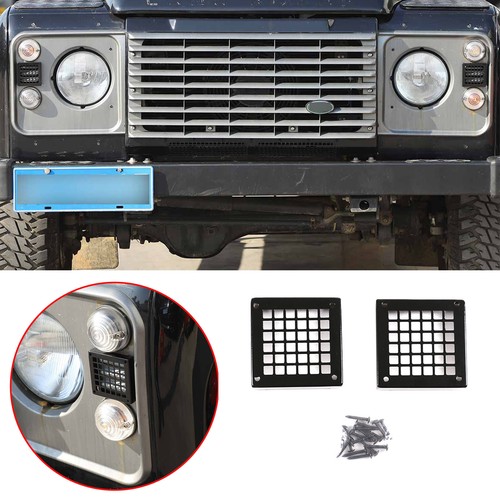Metal headlight side - headlight, mesh