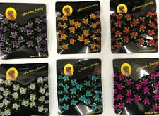 Crystal Beads Hair Combs Magic Elegant Elastic Hair Slides Magic Beads Comb UK 