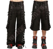 Men Black Gothic Cyber Thread