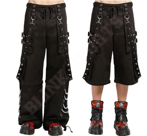 Men black gothic cyber - black, thread