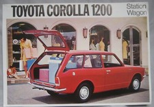 Toyota Corolla 1200 Station Wagon - Swiss sales sheet Brochure
