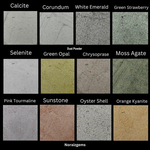 Crushed gemstone dust - 70+,