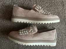 Dusky Pink Marco Tozzi Brogues