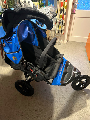 Out about single pushchair - single,
