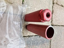 Stunt Pegs In Red Alloy BMX , Used ,but Still Life In Them.