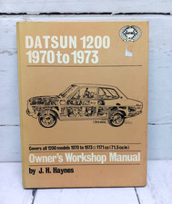 Datsun 1200 Haynes Workshop Repair Manual 1970 - 1973 - Used