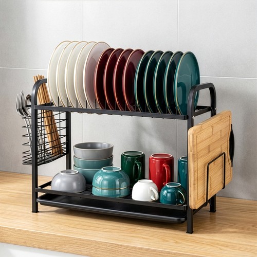 Tier dish rack - dish,