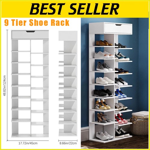Tier shoe rack tall - tier,