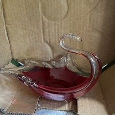 Vintage Murano Glass Swan
