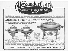ALEXANDER CLARK Mfr Co Plated