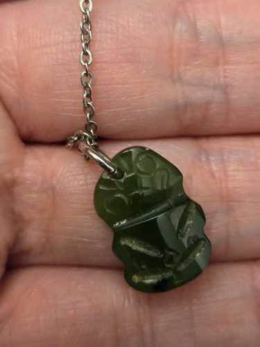 Sterling silver nephrite jade - sterling,