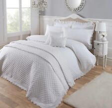 Vantona Byzantium Schiffli Lace bedding Set - White (Sold Separately)