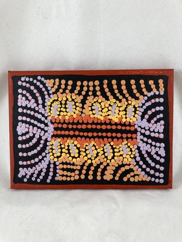 Rare aboriginal dot painting - aboriginal,
