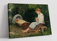 ALBERT ANKER, KNITTING GIRL