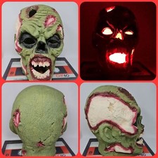 giant zombie head halloween decoration haunted house party prop horror film vgc