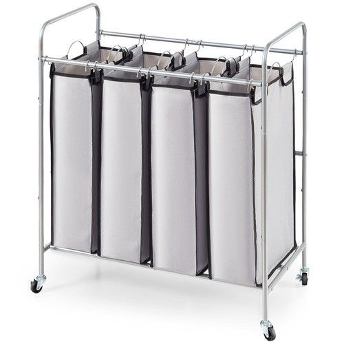 Section laundry sorter - section, cart