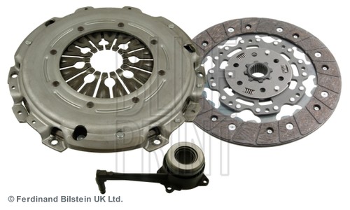Clutch kit blue - blue, print