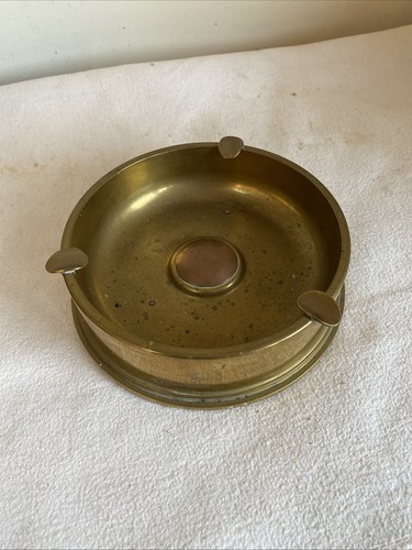 Large trench art heavy brass - trench,