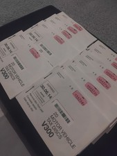 UK Book Of 20 Unused Tax Discs