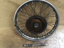 BSA Triumph Norton Half Width Rear  Wheel 7” Hub  Dunlop WM3-19” Rim W270A