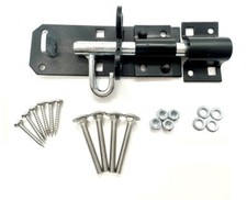 Black gate bolts - bolts, with