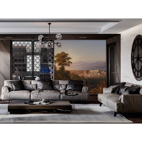 Calabria landscape wall - wall, mural