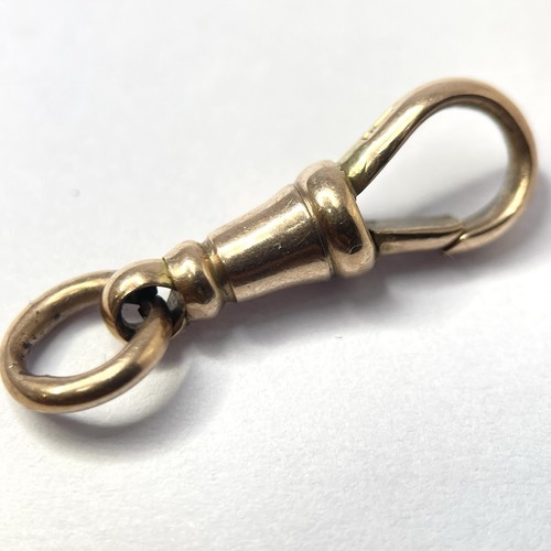 Antique 9ct rose gold albert - antique,