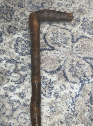Vintage hand carved - carved, crooked
