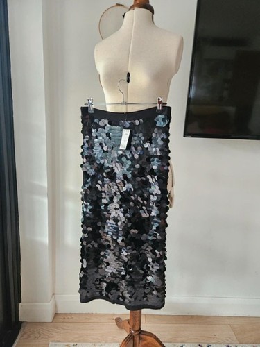 Next black sequin midi - sequin,
