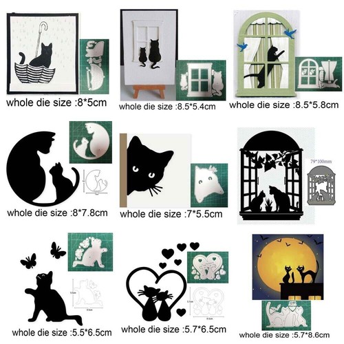 Window cat metal cutting - window,