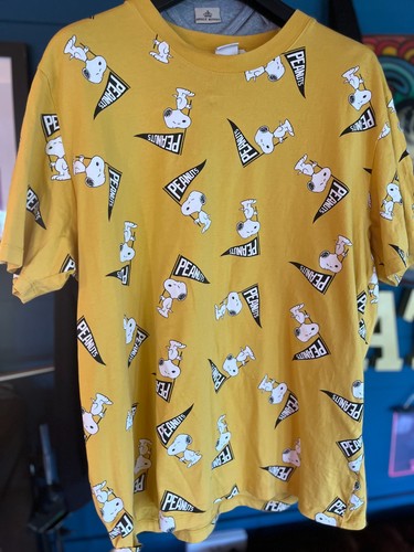 Peanuts yellow shirt - yellow, t