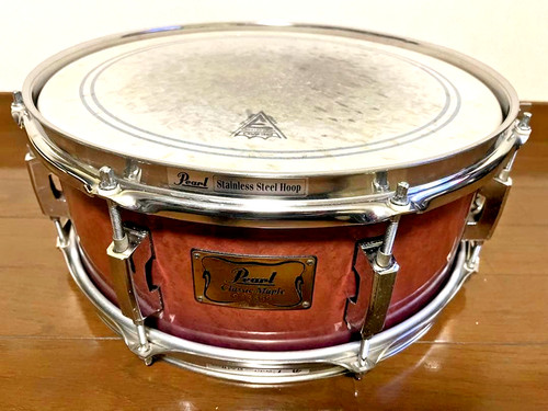 Pearl classic maple snare drum - snare,