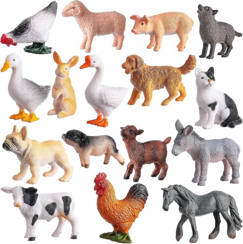 Jokfeice 16pcs realistic farm - jokfeice,