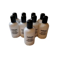 9 bottles Mehron Hair White