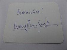 4.5" x 3.5" CARD SIGNED BY