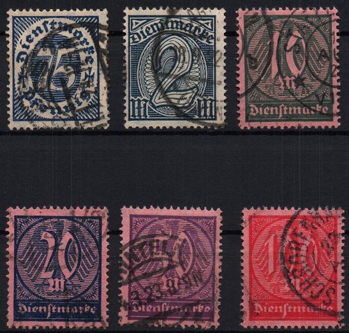 German reich service stamps - german,