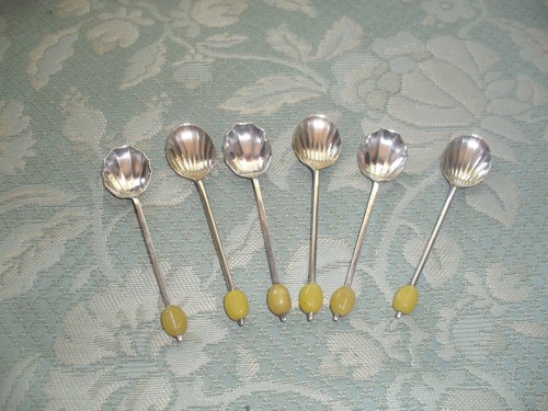 Vintage set epns yellow - set,