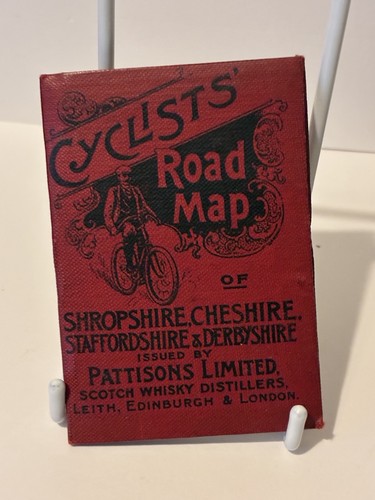 Vintage cycling map pattersons - map,