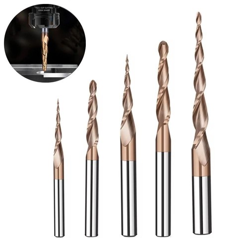 Solid carbide tapered ball - carbide,