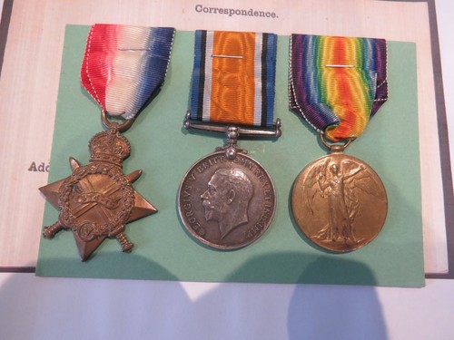 Ww1 medal trio 8277 - medal, f