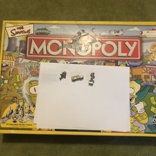 The Simpsons Monopoly Board