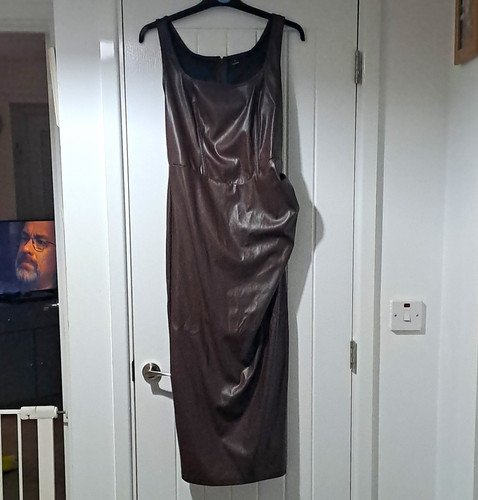 Shein brown faux - brown,