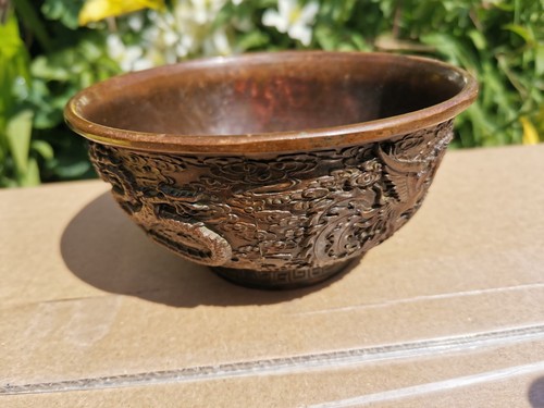 Chinese censor bowl bronze - bowl,